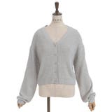 パール釦ぽこぽこニットカーディガン | axes femme | 詳細画像9 