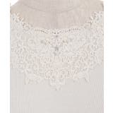 吸水速乾モチーフレースタンク | axes femme | 詳細画像12 