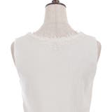 吸水速乾モチーフレースタンク | axes femme | 詳細画像13 