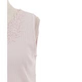 吸水速乾モチーフレースタンク | axes femme | 詳細画像26 