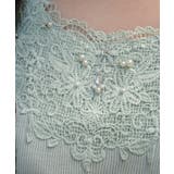 吸水速乾モチーフレースタンク | axes femme | 詳細画像3 