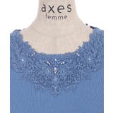 吸水速乾モチーフレースタンク | axes femme | 詳細画像30 