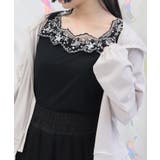 黒 | ルミナスムーンレースタンク | axes femme