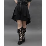 黒 | バッスルデザインショートパンツ | axes femme