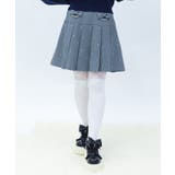 グレー | ストーン付きプリーツスカパン | axes femme