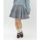 グレー | ハイウエストフリルスカパン | axes femme