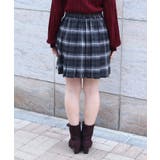 ボタン使いチェックスカパン | axes femme | 詳細画像3