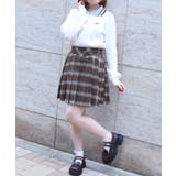 ボタン使いチェックスカパン | axes femme | 詳細画像6