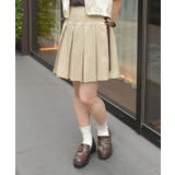 ベージュ | サイドレースアップスカパン | axes femme