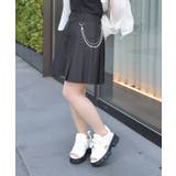 黒 | パールチェーン付スカパン | axes femme