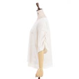 汗染み防止ラメ刺繍Tシャツ | axes femme | 詳細画像3