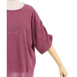 汗染み防止ラメ刺繍Tシャツ | axes femme | 詳細画像30