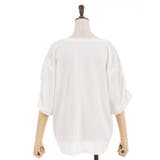 汗染み防止ラメ刺繍Tシャツ | axes femme | 詳細画像4