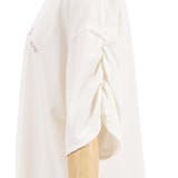 汗染み防止ラメ刺繍Tシャツ | axes femme | 詳細画像9