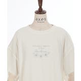 チュール重ねロゴＴシャツ | axes femme | 詳細画像6 