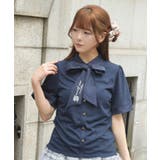 レイヤード風リボン付トップス | axes femme | 詳細画像12 