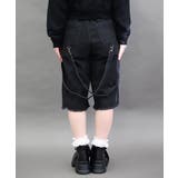 チェックダメージハーフパンツ | axes femme | 詳細画像3 