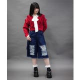 チェックダメージハーフパンツ | axes femme | 詳細画像8 