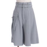 グレー | WベルトハーフワイドPT | axes femme