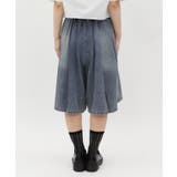 ワイドハーフパンツ | axes femme | 詳細画像6