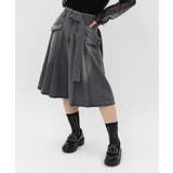 グレー | ワイドハーフパンツ | axes femme