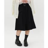 黒 | ワイドハーフパンツ | axes femme