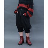 黒 | バルーンアシメフリルパンツ | axes femme