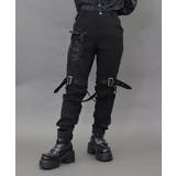 黒 | レースアップボンテージパンツ | axes femme