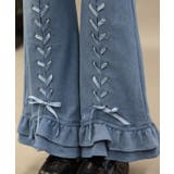 レースアップフレアデニムパンツ | axes femme | 詳細画像7 