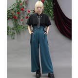 ブルーグリーン | コルセットデザインパンツ | axes femme