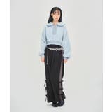黒 | サイドラインパンツ | axes femme