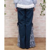 サイドレースフレアデニムパンツ | axes femme | 詳細画像3 