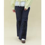 レースフリルデニムパンツ | axes femme | 詳細画像1 