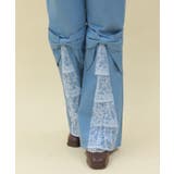 レースフリルデニムパンツ | axes femme | 詳細画像4 