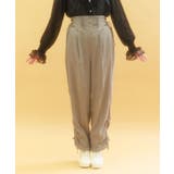 グレー | ハイウエストストライプパンツ | axes femme
