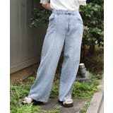 ブリーチ | ワイドストレートデニムパンツ | axes femme