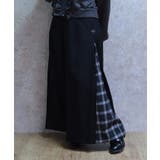 チェック切替ワイドパンツ | axes femme | 詳細画像1 