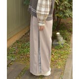 サイド柄切替ワイドパンツ | axes femme | 詳細画像2 