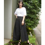 接触冷感レース切替ワイドパンツ | axes femme | 詳細画像8 