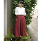接触冷感レース切替ワイドパンツ | axes femme | 詳細画像9 
