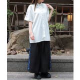 彼岸花柄×ジャガードパンツ | axes femme | 詳細画像12 