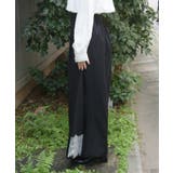 裾レースサイド切替ワイドパンツ | axes femme | 詳細画像2