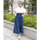 ハイウエストワイドデニムパンツ | axes femme | 詳細画像11 