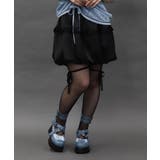 黒 | クラゲバルーンミニスカート | axes femme