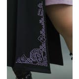 クロスベルト麻雀牌刺繍スカート | axes femme | 詳細画像14 