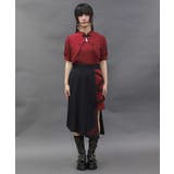 クロスベルト麻雀牌刺繍スカート | axes femme | 詳細画像2 