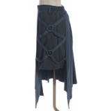 クロスベルト麻雀牌刺繍スカート | axes femme | 詳細画像29 