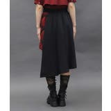 クロスベルト麻雀牌刺繍スカート | axes femme | 詳細画像4 