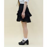 ボリュームティアードミニスカート | axes femme | 詳細画像2 