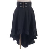 黒 | ベルト風フィッシュテールスカート | axes femme